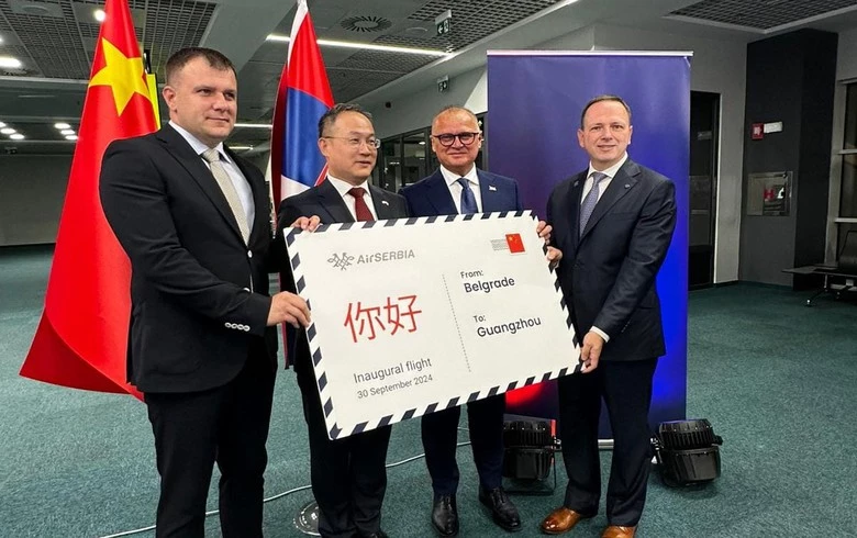 Air Serbia launches direct flights to China's Guangzhou