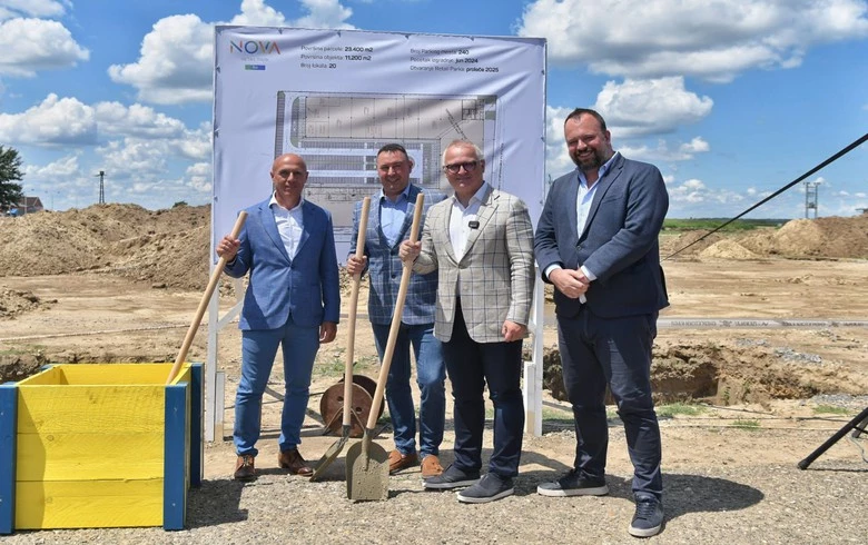 Serbian investor starts building 15 mln euro Nova Retail Park in Sid